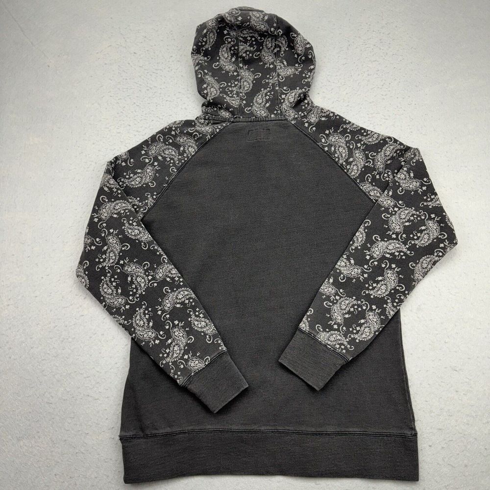 Hooey Gray Paisley Hoodie - Picture 5 of 9